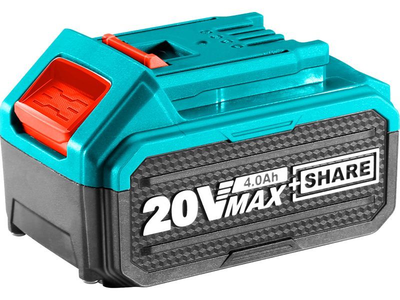 Total Oplaadbare batterij 20V, Li-Ion, 4000mAh Total Oplaadbare batterij 20V, Li-Ion, 4000mAh