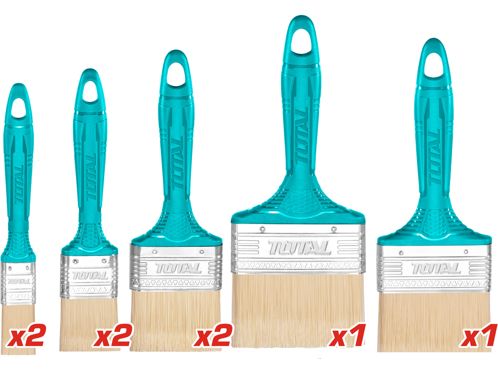 Borstels, set van 8 Borstels, set van 8