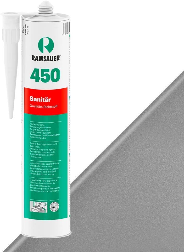 Ramsauer Sanitair 450, 310 ml, cementgrijs Ramsauer Sanitair 450, 310 ml, cementgrijs