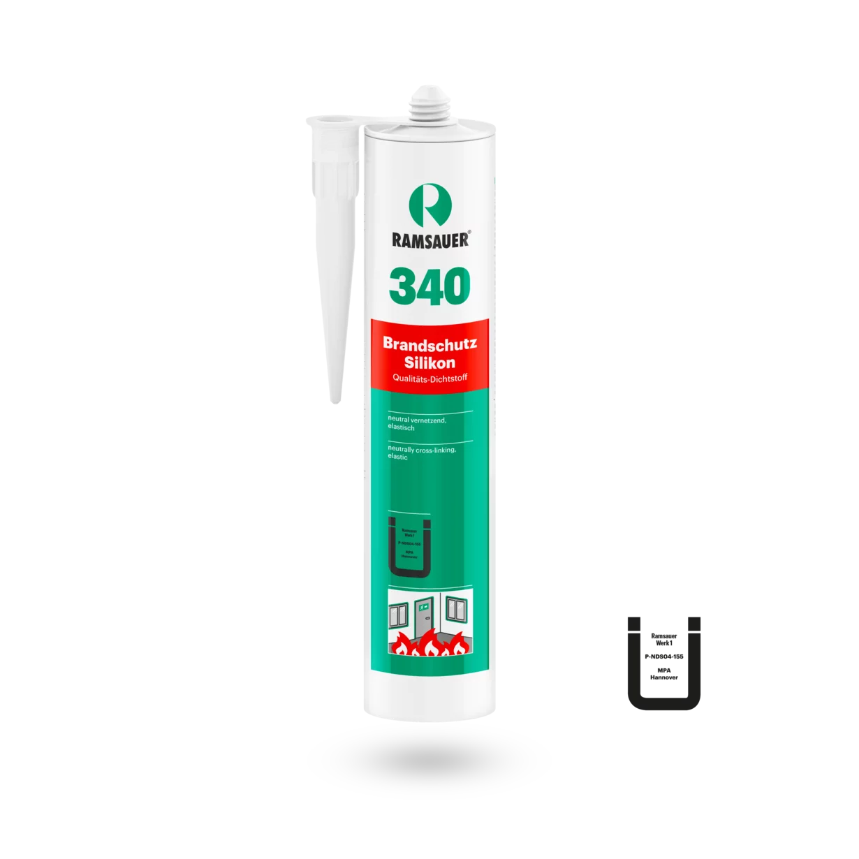 Ramsauer 340 brandwerende silicone, 310 ml Ramsauer 340 brandwerende silicone, 310 ml