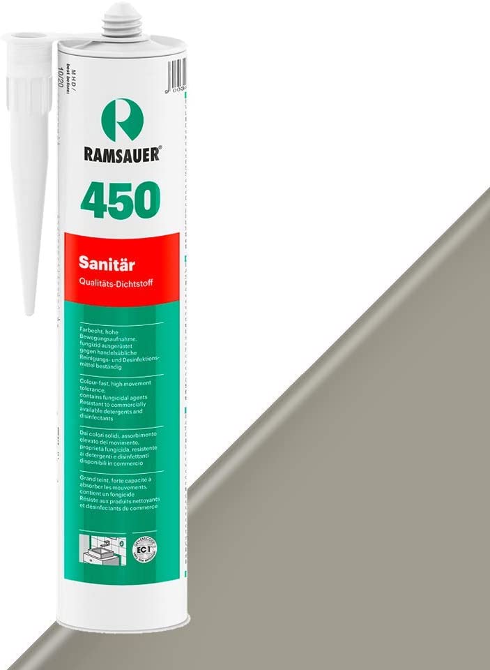 Ramsauer Sanitair 450, 310 ml, cementgrijs Ramsauer Sanitair 450, 310 ml, cementgrijs