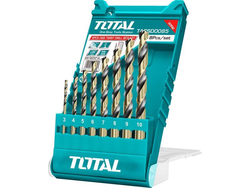 Boren voor metaal, set van 8, HSS Boren voor metaal, set van 8, HSS