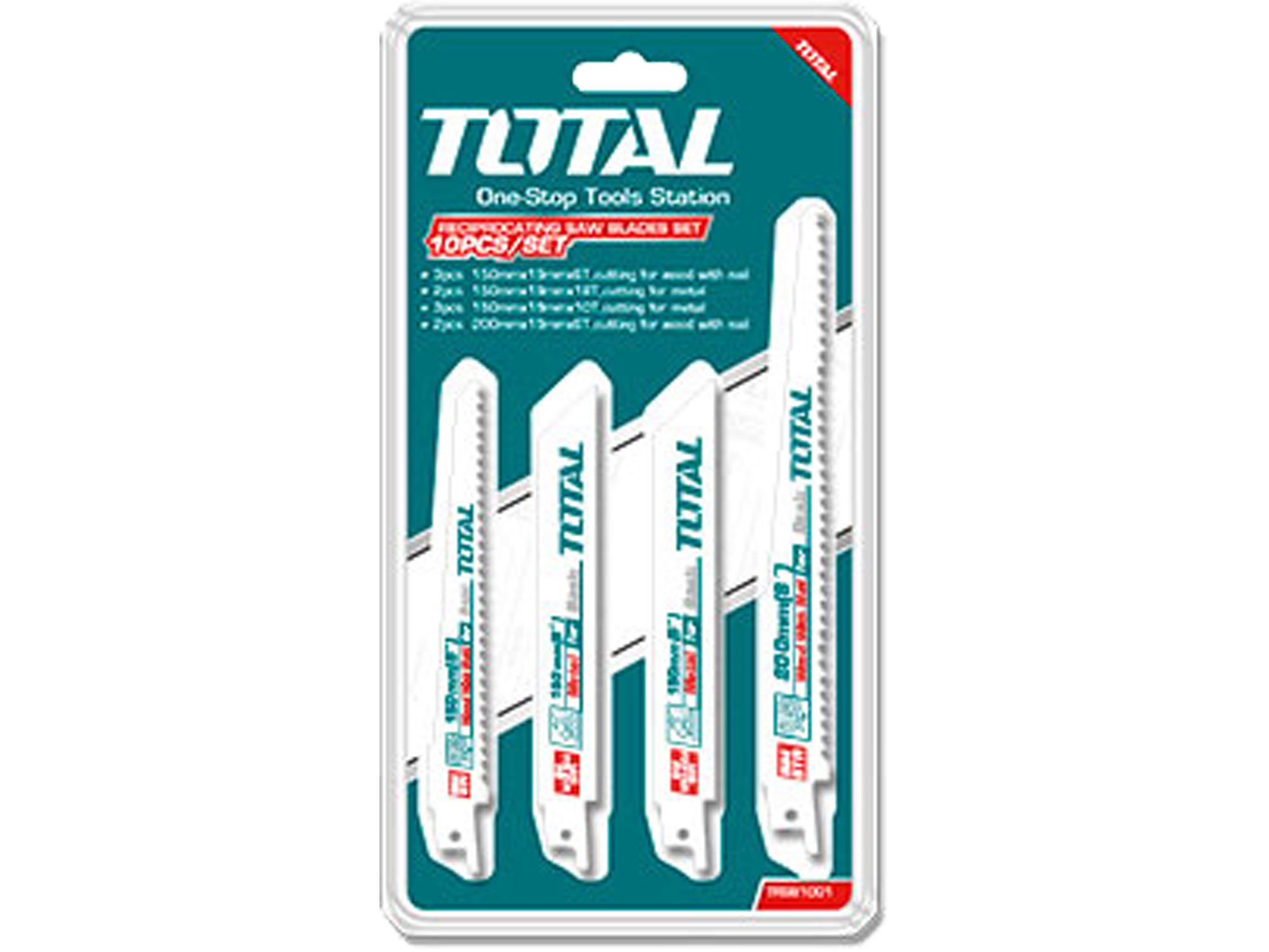 Set snijmessen, 10-delig, Bi-metaal Set snijmessen, 10-delig, Bi-metaal