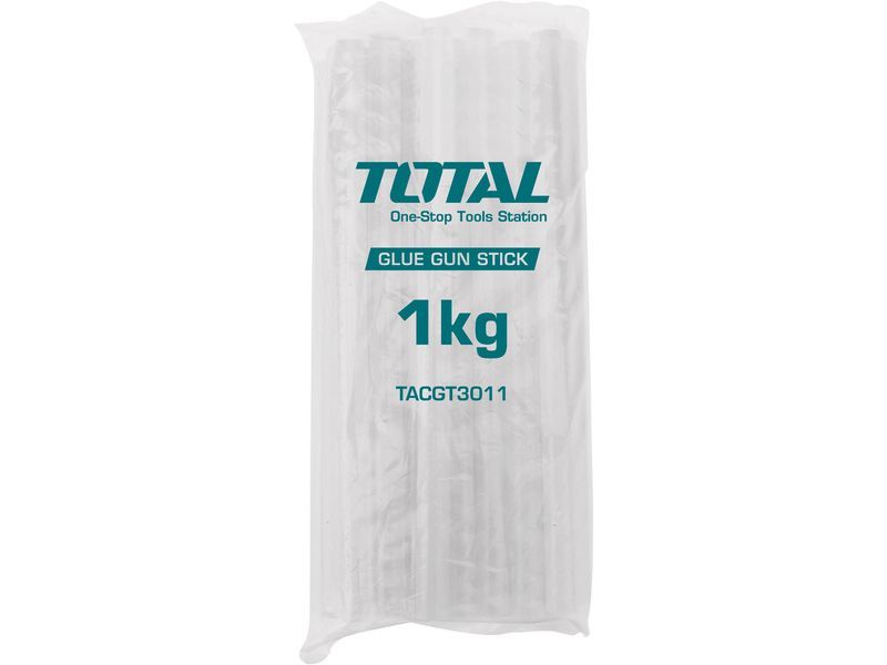 Total transparante smeltstaven, 1 kg, diameter 11,2 mm, lengte 30 cm Total transparante smeltstaven, 1 kg, diameter 11,2 mm, lengte 30 cm