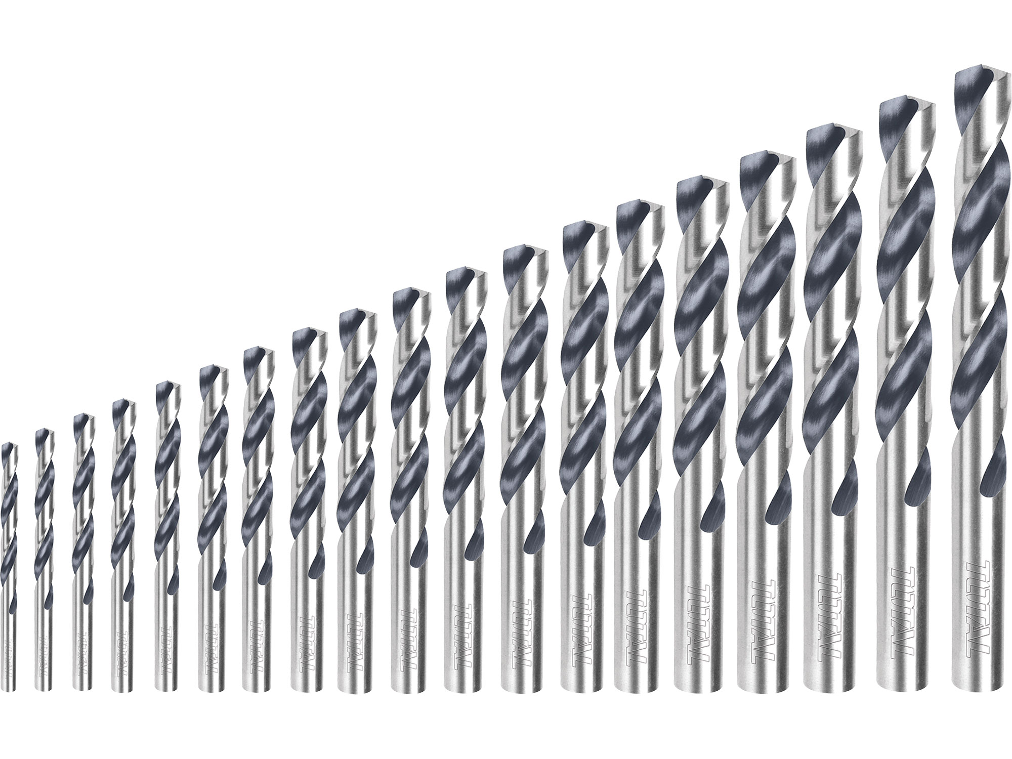 Boren voor metaal, set van 19 stuks, HSS Boren voor metaal, set van 19 stuks, HSS