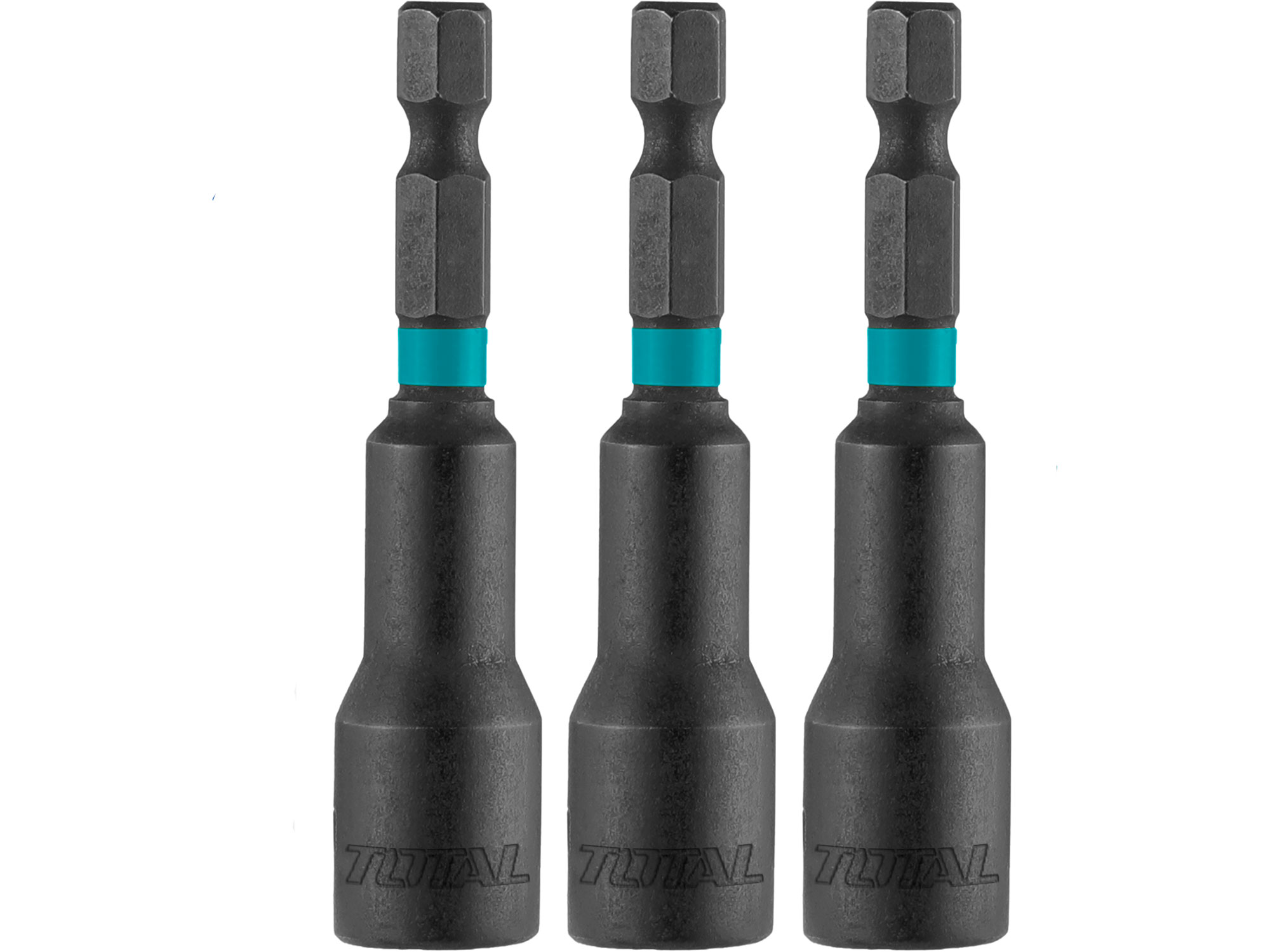 Total Set met 3 magnetische verlengstukken, CrV Total Set met 3 magnetische verlengstukken, CrV