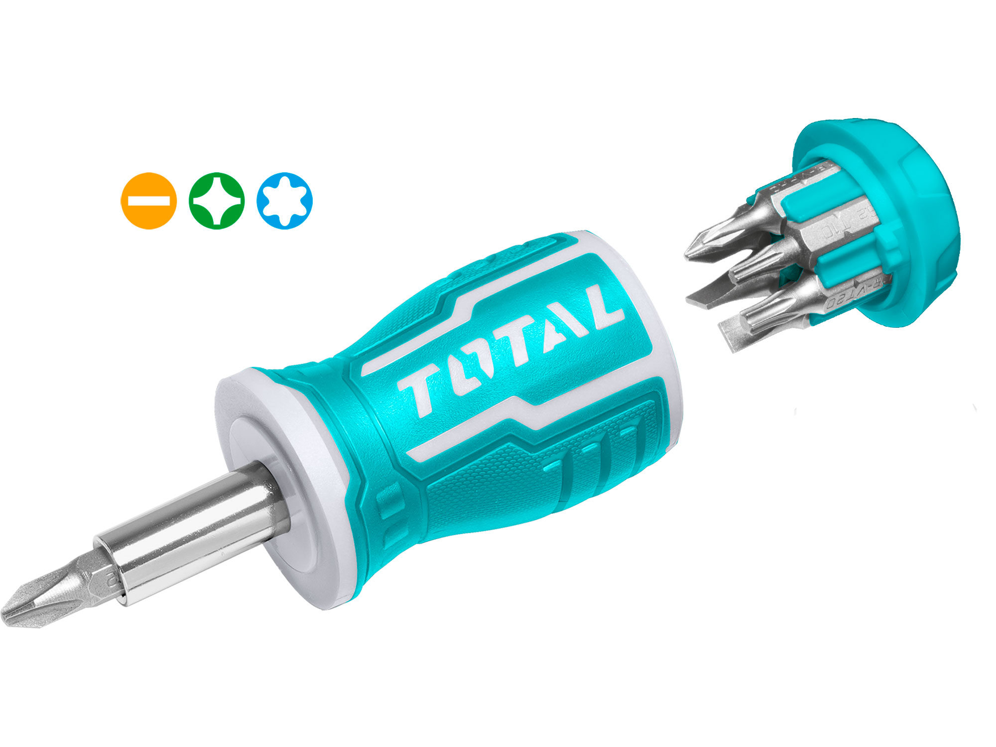 Total Schroevendraaier 8 in 1, CrV Total Schroevendraaier 8 in 1, CrV