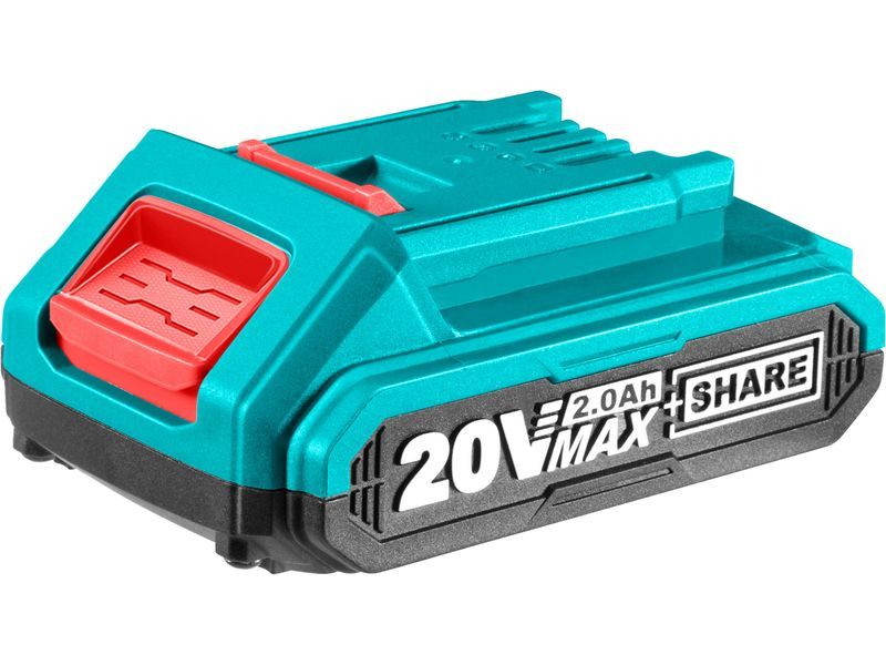 Total Oplaadbare batterij 20V, Li-Ion, 2000mAh Total Oplaadbare batterij 20V, Li-Ion, 2000mAh