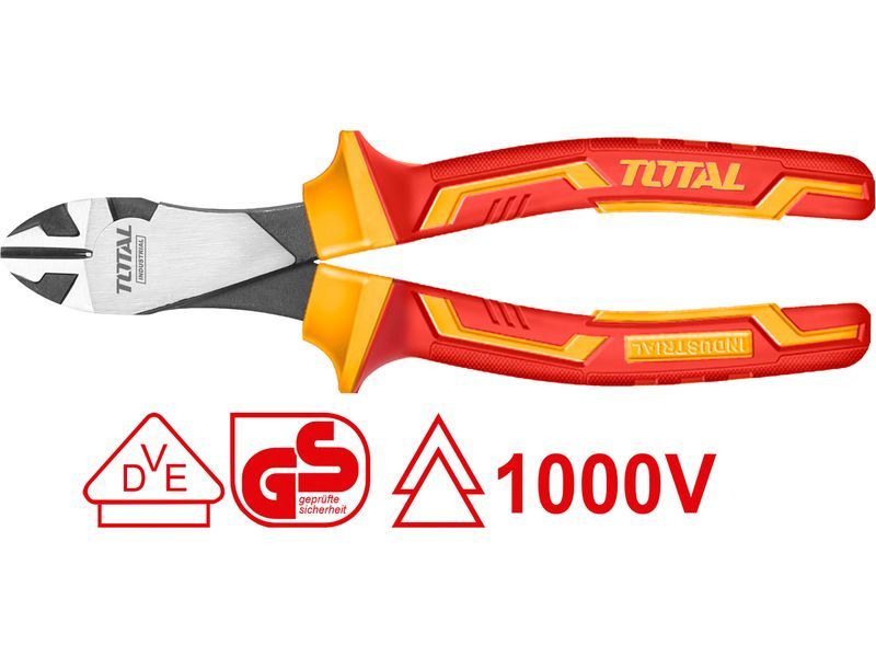 Total Elektriciensplijttang, robuust, 180 mm, industrieel Total Elektriciensplijttang, robuust, 180 mm, industrieel