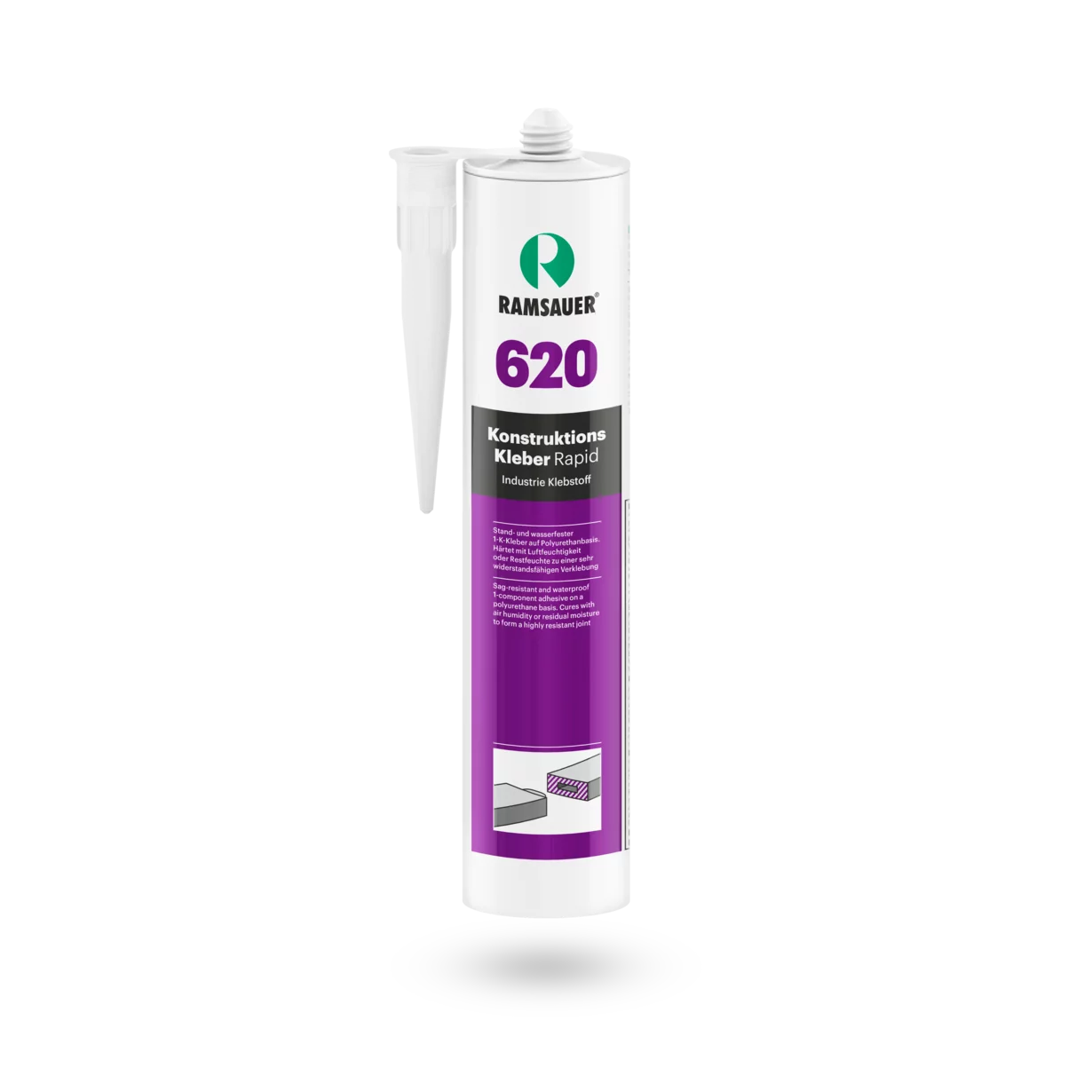 Ramsauer 620 Snelle constructielijm, crème Ramsauer 620 Snelle constructielijm, crème