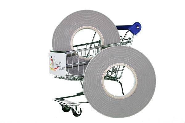 Afdichtband 20/3-6 mm, zwart, 7,5 m  Afdichtband 20/3-6 mm, zwart, 7,5 m